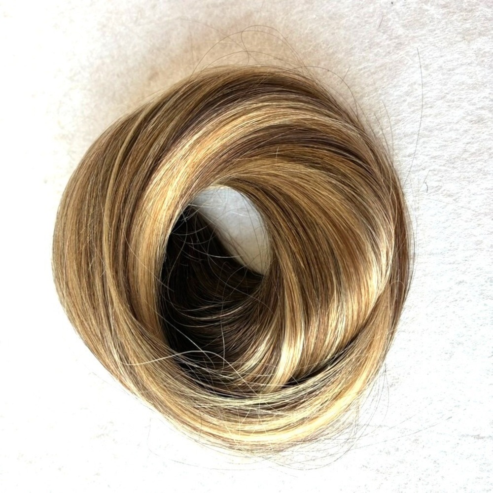 BELLAMI Silk Seam 20" Dirty Brunette Highlight 4 Wefts 120g Clip-In Hair NWOT